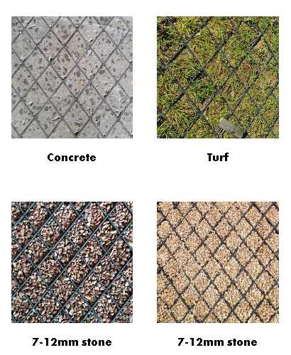 Diamond Grid Permeable Panel