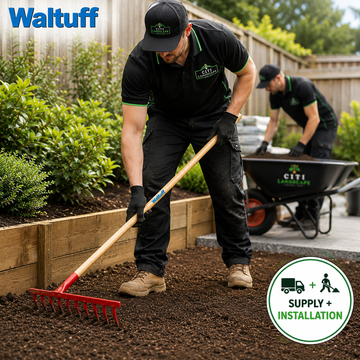 Waltuff - Gardeners Rake