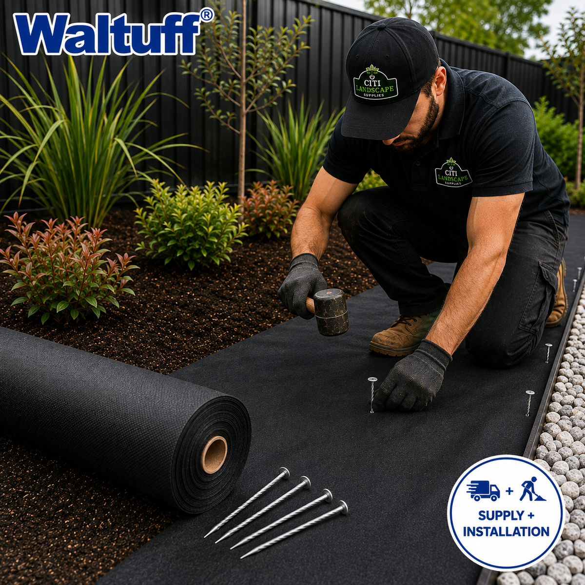 Waltuff - Turf Spiral Nail 15cm