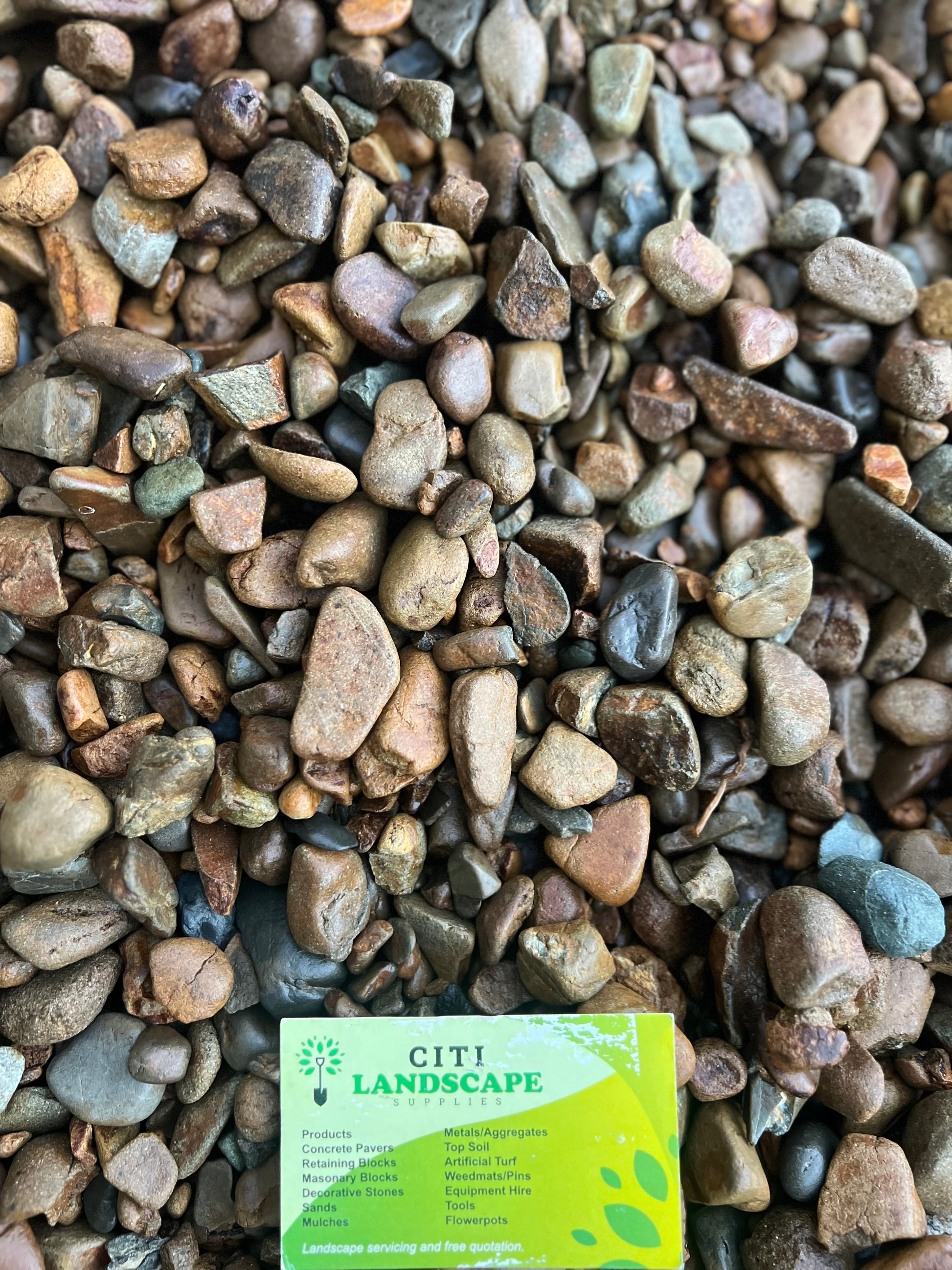 Mangatangi gold river stones
