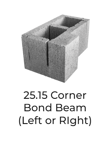 Bowers 2515R Corner Bond Beam (R/H)