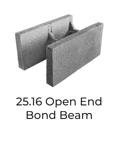 Bowers 2516 Open End Bond Beam