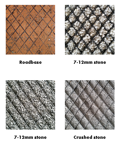 Diamond Grid Permeable Panel