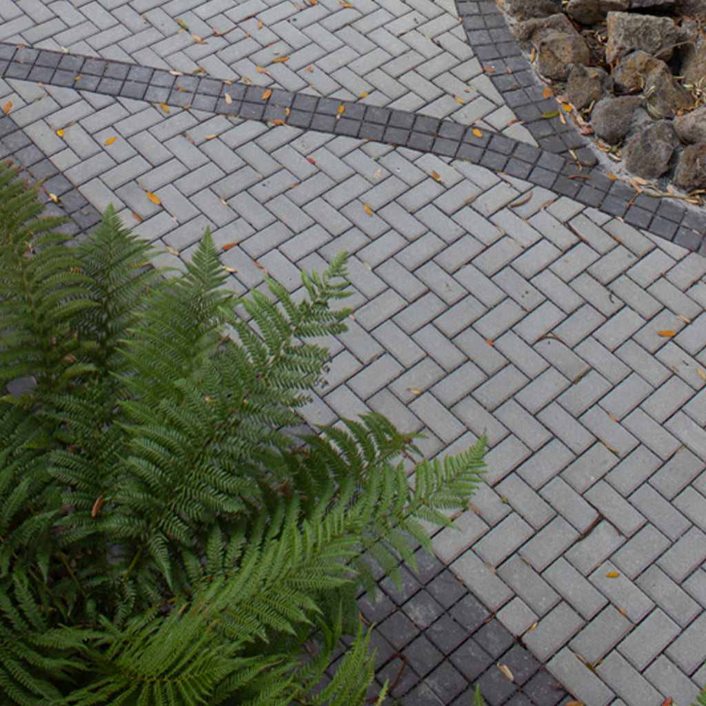 Landscape supplies -Bowers Aqualok concrete permeable paver, Henderson, Auckland- Citi Landscape Supplies